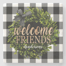 Buffalo Check Black and White Boxwood Wandeans