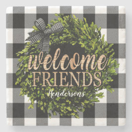 Buffalo Check Black and White Boxwood Wandeans Stenunderlägg