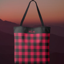 Buffalo Check-Black och Red