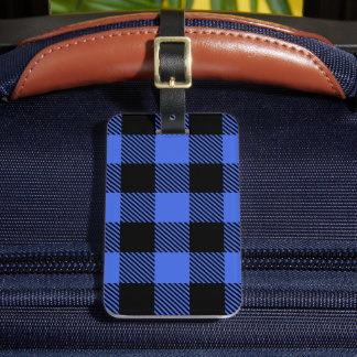 Buffalo Check Blue & Black Lumberjack Play Decor Bagagebricka