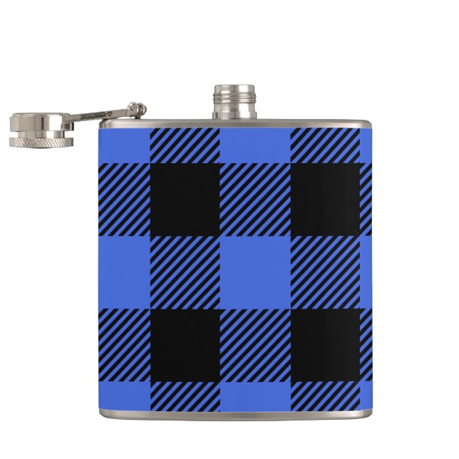 Buffalo Check Blue & Black Lumberjack Play Decor Fickplunta (Öppnad)