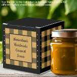 Buffalo Check - Guld and Black - Classic Presentaskar<br><div class="desc">Kryssrutan Klassisk karamel guld och svart buffel. Anpassade finns på båda sidor om rutan. Om du användor knappen Redigera design/verktyg kan du också lägga till egna bilder/foton. Andra tillgängliga färgrutor. Se Samling av alla rutstorlekar och buffel,  markera färg här: https://www.zazzle.com/collections/boxes_product_promotional_gift_buffalo_check-119842043554925619</div>