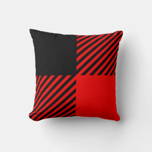 Buffalo Check Red and Black Lumberjack Play Decor Kudde