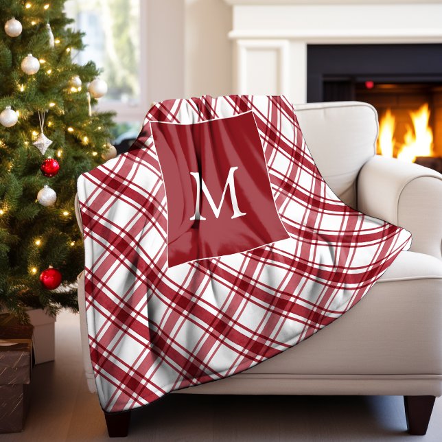 Buffalo Check Red Blanket Fleecefilt (Buffalo Check Red Blanket
)