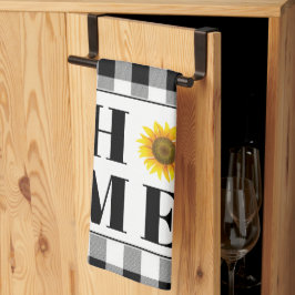 Buffalo check solros "Home" Kökshandduk