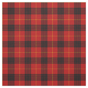 Buffalo check tartan plommon tyg