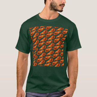 Buffalo Chicken Vinge Mönster T Shirt