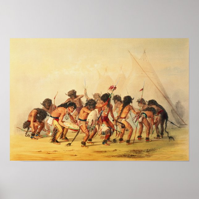 Buffalo Dance, 1832 Poster (Framsidan)