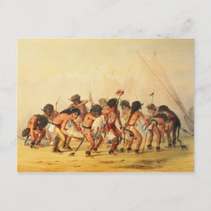 Buffalo Dance, 1832 Vykort