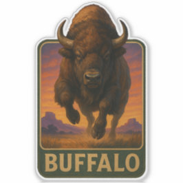 Buffalo-dekal Klistermärken
