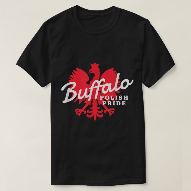 Buffalo Dyngus Day Polska Pridet Polska Eagle T Shirt (Design framsida)