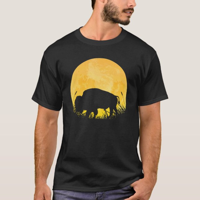 Buffalo Easy Halloween Outfit Tamaraw Måne Costume T Shirt (Framsida)