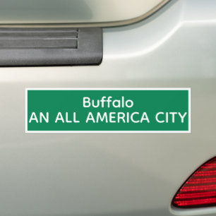 Buffalo EN ALL AMERIKANSK STAD Bildekal