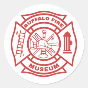 Buffalo Fire Museum-dekal Runt Klistermärke