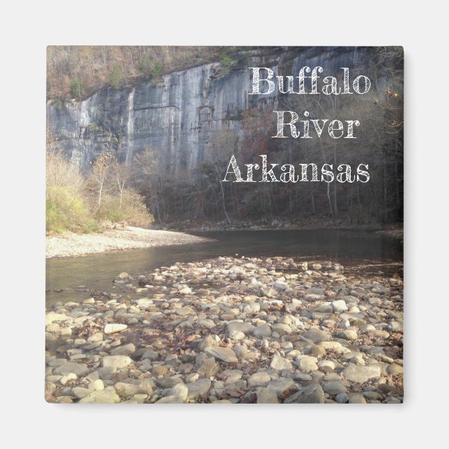 Buffalo Floden Arkansas Magnet (Framsidan)