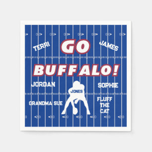 Buffalo Football Family Pappersservett