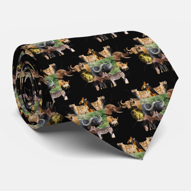 Buffalo Grass Wildlife Ram Neck Tie Slips (Rullad)