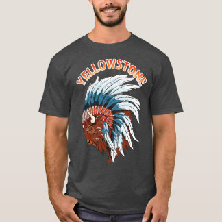Buffalo Head Yellowstone Wildlife T Shirt