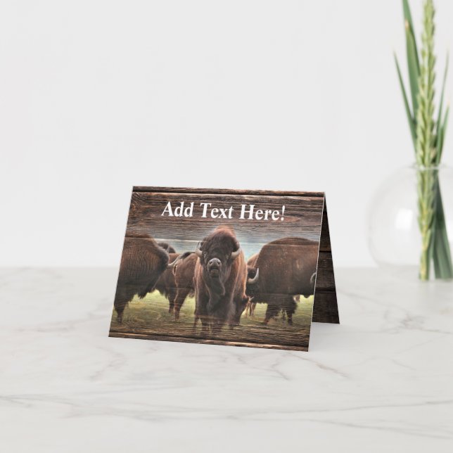 Buffalo Herd Kort (Framsida)