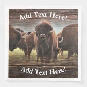 Buffalo Herd Pappersservett