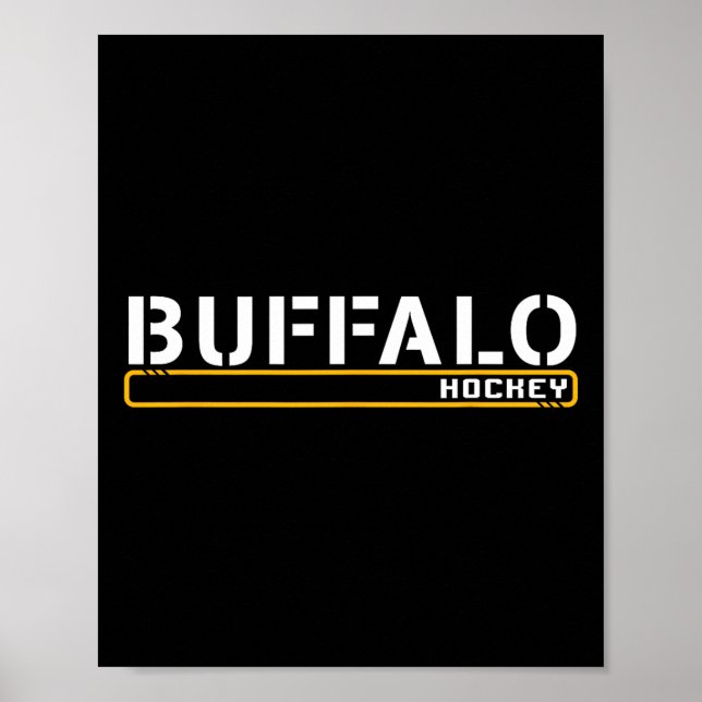 Buffalo Hockey Träningsfläktutrustning för off-is  Poster (Framsidan)