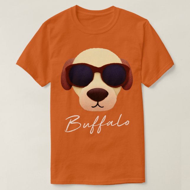 Buffalo Hund T Shirt (Design framsida)
