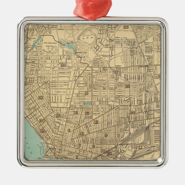 Buffalo Julgransprydnad Metall (Framsidan)