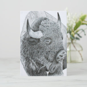 Buffalo kärlek julkort