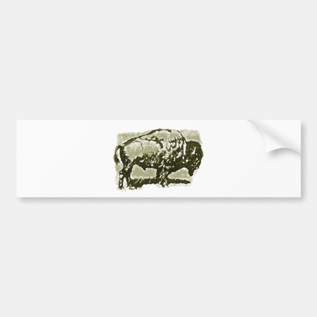 Buffalo konst bildekal (Framsidan)