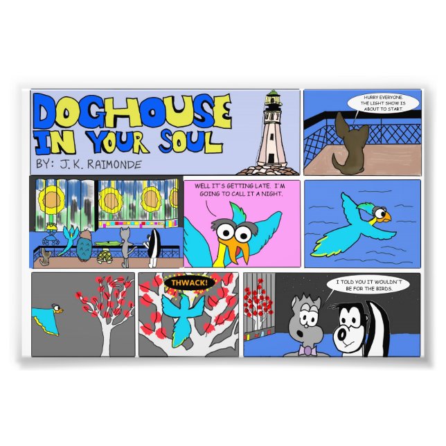 Buffalo Light Show Fototryck (Framsidan)