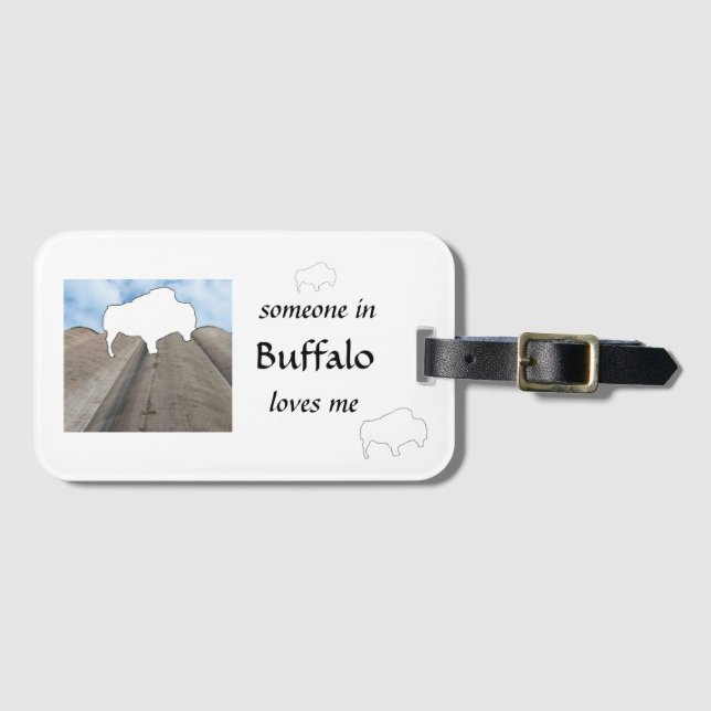 Buffalo Love 21 Bagagelapp (Framsida horisontal)