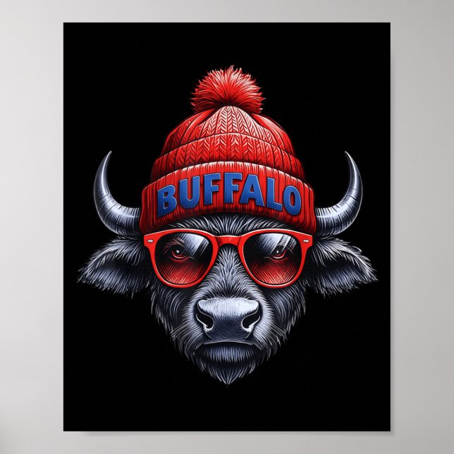 Buffalo Lovers For Men Women Toddler Youth Kids Bo Poster (Framsidan)