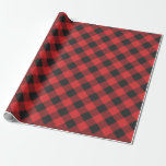 Buffalo Lumberjack Play Red Black Mönster Presentpapper<br><div class="desc">Klassisk rödsvart kontroll för att göra dina presenter till en komplett paket för tillfällen</div>