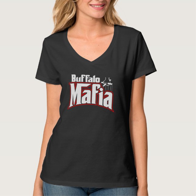 Buffalo Mafia Football Fläkt Fanatic Puppet Hand N T Shirt (Framsida)