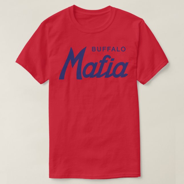 Buffalo Mafia Red T Shirt (Design framsida)