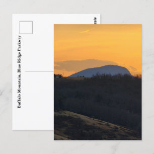 Buffalo Mountain vid Sunset Vykort