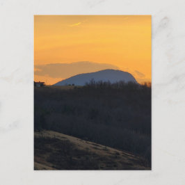 Buffalo Mountain vid Sunset Vykort