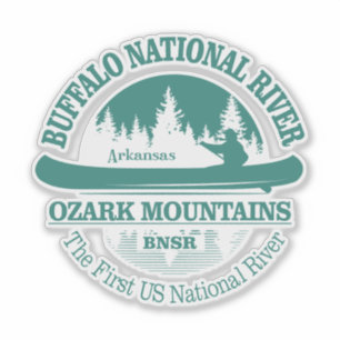 Buffalo National River (kanot) Klistermärken