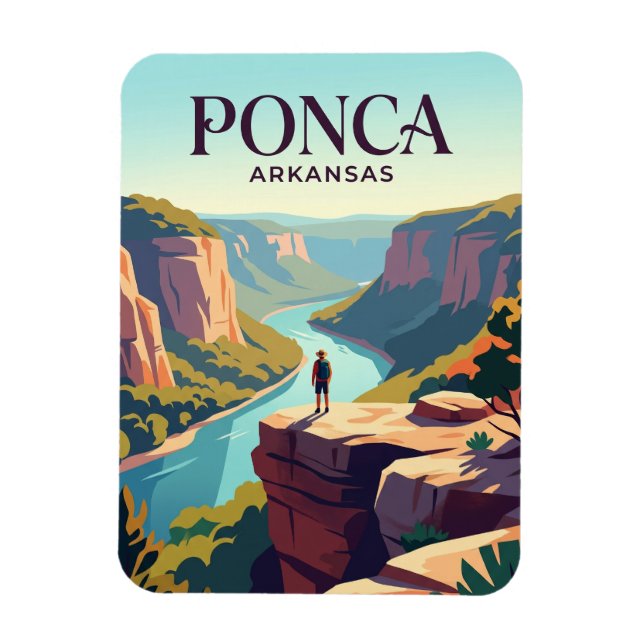 Buffalo National River USA Magnet (Vertikal)