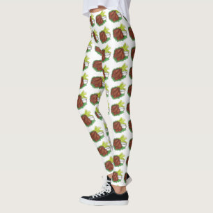 Buffalo New York BBQ Chicken Vingar Celery Foodie Leggings