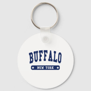 Buffalo New York College Stil t tröjor Nyckelring