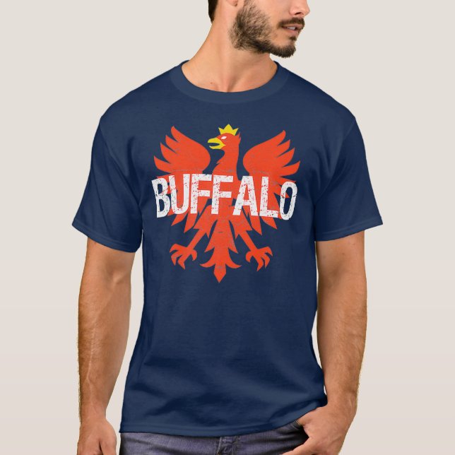 Buffalo New York Dyngus Day Capital polska NY T Shirt (Framsida)