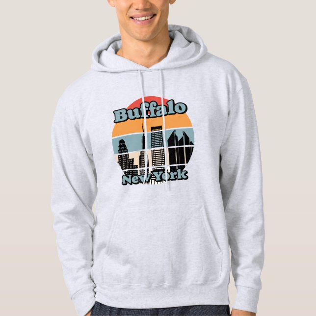 Buffalo,New York Hoodie (Framsida)