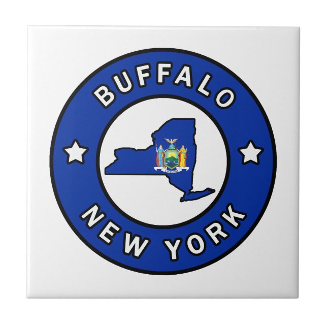 Buffalo New York Kakelplatta (Framsidan)