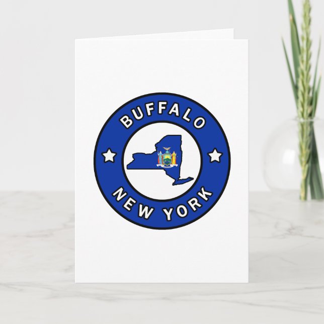Buffalo New York Kort (Framsida)