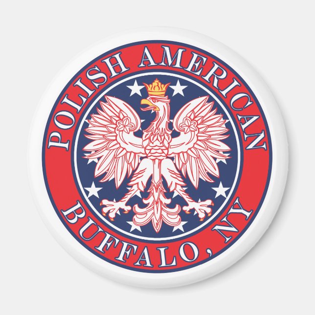 Buffalo New York polska Magnet (Framsidan)