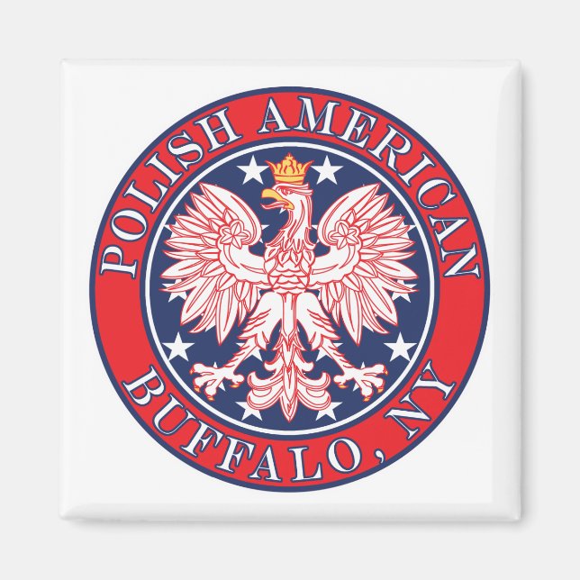 Buffalo New York polska Magnet (Framsidan)