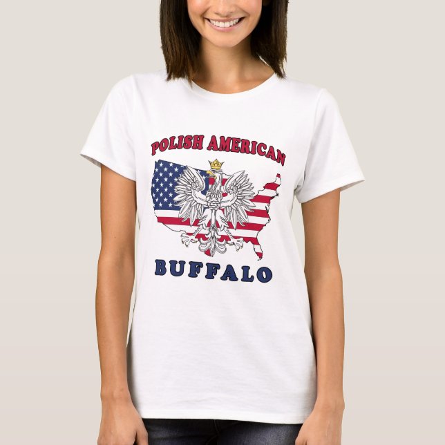 Buffalo New York polska Tee (Framsida)