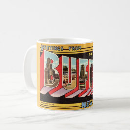 Buffalo New York Retro Mug Kaffemugg