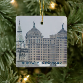 Buffalo, New York Semester Julgransprydnad Keramik